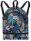 HAWEE Étanche Sac à Dos à Cordon Grand Sacs de Sport à Cordon de Serrage Sac à Dos Unisexe pour Femme Hommes Voyage Vie Quotidienne Plein Air Yoga Natation Plage, L, Feuille D'érable Bleue