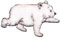Kleiber EISBÄR/Icebear - Aufnäher/Iron On Patch/Aufbügler/Applikation