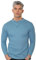 Long Sleeve Henley T Shirt Mens Grandad Shirt Mens Tops Casual Waffle Knit Button Shirt 2208 Air Force Blue XL