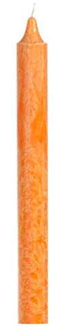Eubiona Stabkerze 22x210 - Stearin orange (orange, 6 Stück)