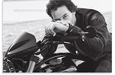 Star Keanu Reeves Schauspieler Poster Bild Druck Leinwand Gemälde Schlafzimmer Ästhetik 20 x 30 cm ohne Rahmen