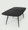 Vintagehaus Ausziehbarer Esstisch Dawn Eichenfurnier Schwarz 180-230 cm