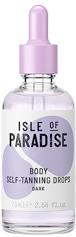 Isle of Paradise Self-Tanning Body Drops, Violet: For Tan to Dark Skin Tones, 75ml