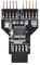 CY Cavo per scheda madre USB2.0 9pin USB 2.0 Header da 1 a 2 femmina 10 pin prolunga splitter adattatore HUB connettore adattatore porta multilier