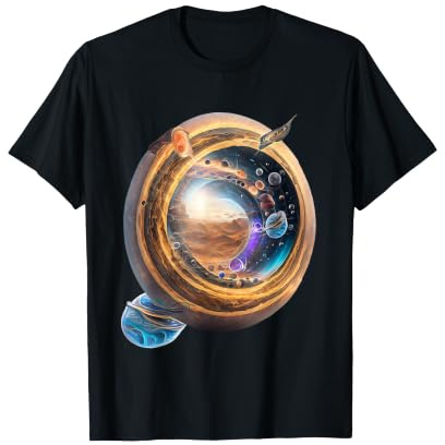 Planeten im Wurmloch auf Einstein-Rosen-Brücke und White Hole T-Shirt