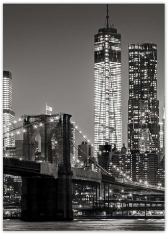 Wandsticker Dekor Foto Aufkleber 50x70cm New York Manhattan Bridge No.H1683M_NS1H