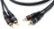 DRUT 5m Twin RCA to RCA Phono Turntable Mixer Ground Lead With Earth Terminals Cable (16.5ft.)