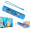 16x4.5cm Silikon Fernbedienung Hülle, Silikon Hülle Für Fir-e TV Stick 4k, Silikon Fernbedienungs Abdeckung, rutschfeste Silikon-Hülle Mit Umhängeband, Stoßfeste 4K Anti Fall RC Silikon Abdeckung