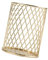 Lurrose 1Stk Stifthalter aufbewahrungsdose storage boxes aubewahrbox Desktop-Briefpapier-Organizer Aufbewahrungsbecher für Stifte Kosmetikpinselhalter Schreibwarenbehälter Eisen Golden