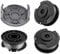 3 PCS Strimmer Wire Replacement for Bosch Art 23 26, Strimmer Spool Line with Cover, Strimmer Wire Compatible with EasyGrassCut 18, 23, 26, 18-230,18-260, Grass Trimmer F016800569 F016800385