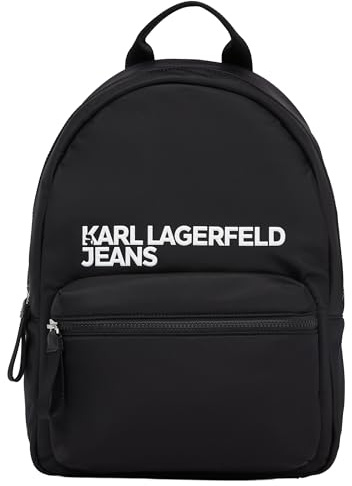 KARL LAGERFELD JEANS Herren Essential Nylon Back Pack Schwarz One size