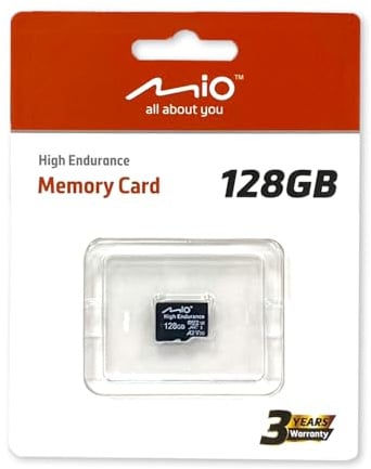 Mio High Endurance microSD Memory Card 128GB