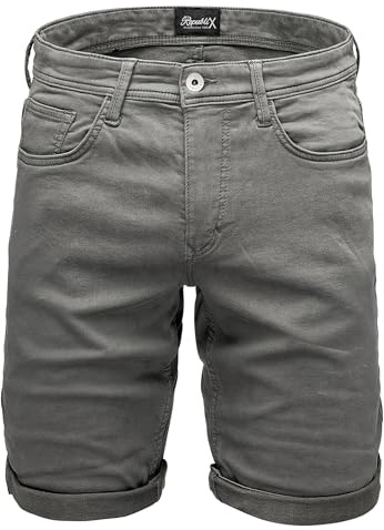 REPUBLIX Herren Jeans Short Männer Kurze Bermuda Hose Regular Fit R7039
