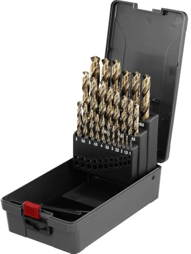 TOOLCRAFT TO-9913152 HSS-Co 5 Metall-Spiralbohrer-Set DIN 338 Zylinderschaft 1 Set