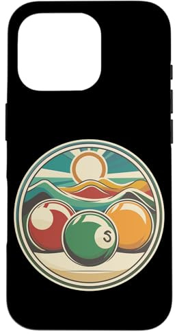 Carcasa para iPhone 16 Pro Billar Obra de Arte Taco Deportes