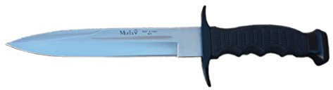 ELECTROPOLIS 95-191 Berg Muela Messer, 19cm Klinge, Gummifaust, schwarz Zamak, 390 Gramm + Mehrzweck-Geschenkkarte