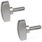 Ganter Normelemente | Edelstahl-Flügelschraube - GN 433-34-M8-30-MT | Griffdurchmesser 34mm | Edelstahl-Feinguss | 2 Stück
