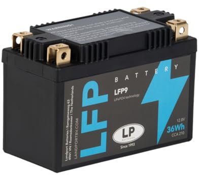 Accossato ML LFP9-37 Lithium-Batterie für CF Moto CF 125 T-21i E-Charm/E-Jewel, 125, (2005-2017)