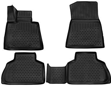 Element Passgenaue Premium Antirutsch Gummi Fußmatten - BMW X5, SUV
