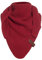 Knit Factory - Coco Dreiecksschal Junior - Mädchen Strickschal mit Wolle - Halstuch für Kinder - Roter Kinderschal - Umschlagtücher aus Hochwertige Qualität - Kinder XXL Schal - 140 x 60 cm - Bordeaux