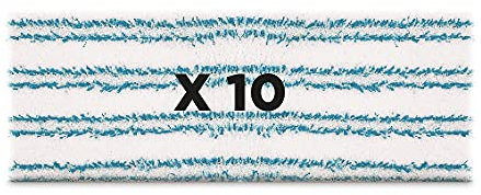 Polti Vaporetto Mv 20.20 Paeu0387 Kit de 10 serpillières en Microfibres, pour Brosse Vaporflexi