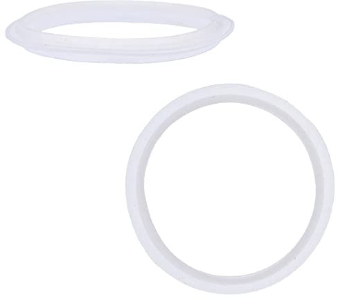 DBOO Pop-Up-Waschbecken-Ablaufdichtung, 38 mm, O-Ringe, Waschbecken, Klick-Stecker, transparenter Gummi, Pop-Up-Ersatzdichtung, Lippendichtung, Badstopfen, Dichtungsring