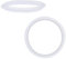 DBOO Pop-Up-Waschbecken-Ablaufdichtung, 38 mm, O-Ringe, Waschbecken, Klick-Stecker, transparenter Gummi, Pop-Up-Ersatzdichtung, Lippendichtung, Badstopfen, Dichtungsring