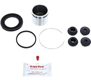 Bigg Red - Vorne Links oder Rechts Bremssattel Reparatur Dichtungssatz Und Kolben - Kompatibel Suzuki Swift 1983-1989, Suzuki Samurai 2000-2004, Suzuki Sj 410 413 1981-1991