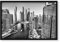Pixxprint Dubai Metropole, Poster im Bilderrahmen, Format: 100x70cm, Kunstdruck gerahmt
