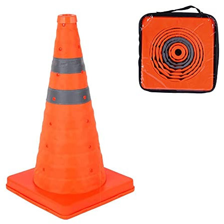 45cm Faltkegel Sicherheitskegel Warnkegel Verkehrskegel Mehrzweck-Popup-Reflektierender Faltbare Pylone
