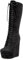 Castamere Donna Zeppa Alto High Tacco Heel Chiusa Rotonda Punta Metà polpaccio Lacci Cerniera Classico Stivali Nero 45 EU