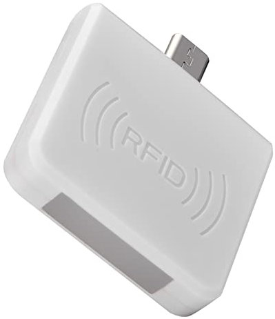 NFC-Leser -ID-Kartenleser Berührungsloser Kartenleser Hochfrequenz-ID-Handy für Smart -Kartenleser Typ C Weiß (Weiss)