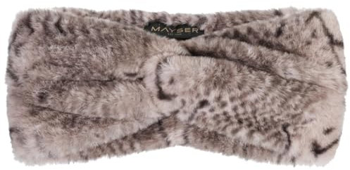 Mayser Rita Rosé Fake Fur Stirnband Headband Haarband Damen - Made in the EU Winter Herbst-Winter - One Size rosa