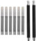 FURREN 2 Pi¨¨Ces Porte-Mine 5,6 Mm Porte-Mine Automatique avec Taille-Crayon et Recharge de Plomb au Charbon, 6 Recharges de Plomb Suppl¨¦Mentaires