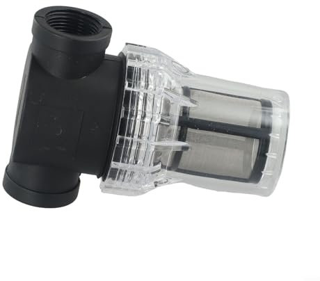 Filtro trasparente per tubo di irrigazione da giardino, previene l'intasamento (3/4 80 maglie)