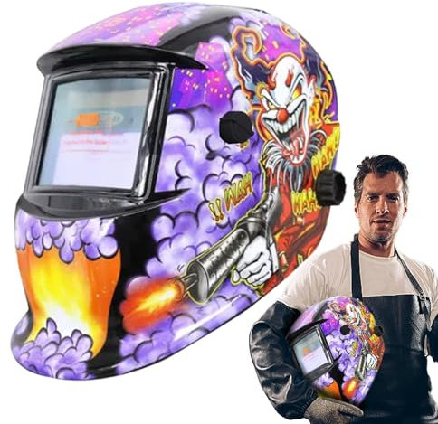 Zuasdvnk Schweißerhelme mit automatischer Verdunkelung,solarbetriebene Schweißerhelme, Optische Klarheit Schweißhaube, Schweißerhelme, Schweißhaubenhelme, Schweißhelme zum Schweißen, Plasmaschneiden