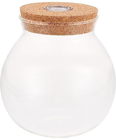INOOMP Glasflasche Für -landschafts-DIY Transparente Landschaftsflasche Einfacher Pflanzenhalter -Terrarium-Container Dekoratives Moos-Flaschen