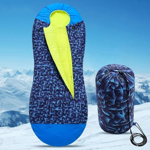Winter Warmer Electric Sleeping Bag 3-Level Temperature USB Heated Sleeping Bag Lightweight Down Sleeping Bag for Camping Hiking Outdoor Travel