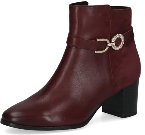 CAPRICE Women Damen 9-25302-45 Fashion Boot, Bordeaux Comb, 5 UK