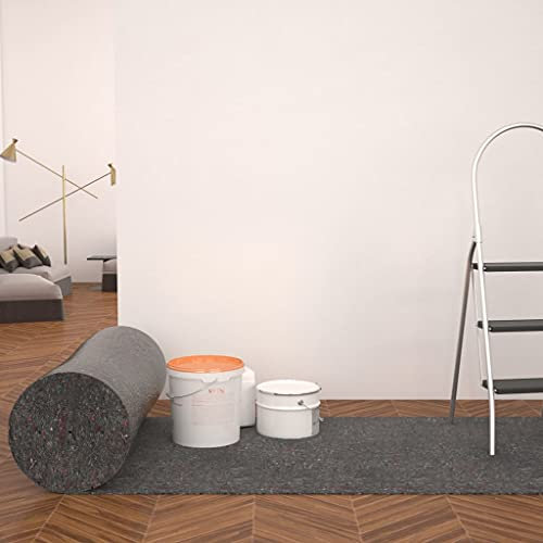 LLEZKBR Malervlies Antirutsch 2 Stück 50m 280g/m² grau
