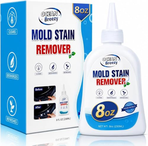 OceanBreezy Mould Stain Remover Gel 230 ml, for Grout and Rubber Seals