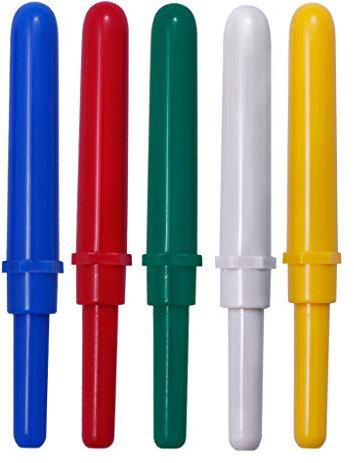 5 pezzi in acciaio per tagliare le cuciture con manico in plastica taglia fili