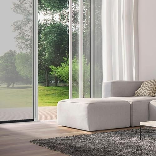 Zanzariera Scenica NEW JOLLY su Misura - Cassonetto Compatto da 40mm, Rete in Fibra di Vetro, Guida Bassa 4mm - Senza Barriere, Reversibile, Made in Italy - Ideale per Porte e Finestre