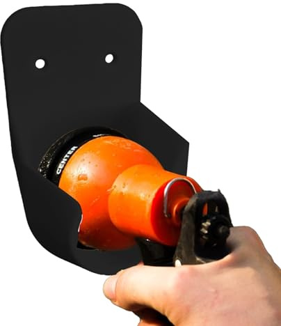 Hose Nozzle Holder, 8.5x8x12cm Wall Wrapped Spray Nozzle Holder, Water Hose Organizer, Garden Equipment Stand, Hoses Wall Mount Holders, Hoses Nozzles Rack for Garden, Garage, Patio