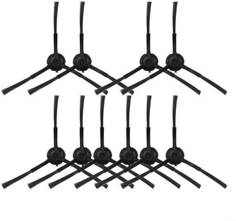 Lastdaytime Spazzola laterale di ricambio per robot aspirapolvere Vexilar W6, confezione da 4/10, progettata per una maggiore efficienza di pulizia su bordi e angoli (confezione da 10)