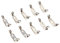 Estink Sicherheitsnadel, 50 Stück Broschennadeln DIY Craft Sicherheitsnadel, Safety Pins, mit Versicherungswechsel, 20mm
