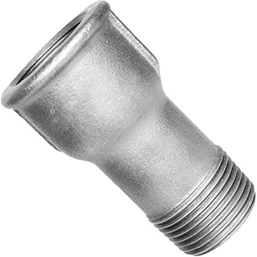 Gewinde Fitting Verschraubung aus Temperguss verzinkt - Verlängerung mit 1/2 Rohr Zoll Innengewinde IG auf Aussengewinde AG 30mm Nr.526