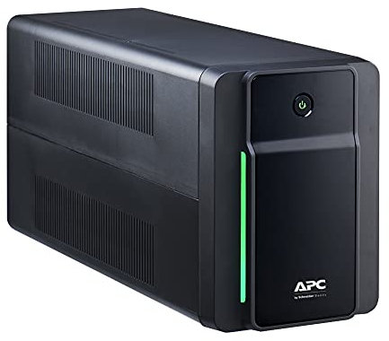 APC Back UPS BX – BX1600MI-GR - unterbrechungsfreie Stromversorgung 1600 VA mit Schuko Ausgängen, Batteriesicherung & Überspannungsschutz, Backup-Batterie mit AVR, Datensicherungsfunktion