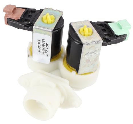 sparefixd Válvula de agua de entrada solenoide para adaptarse a lavadora AEG
