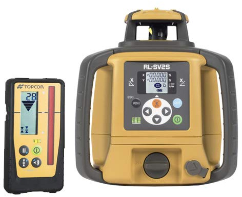 Topcon RL-SV2S Dual Grade Laser with LS-100D Receiver